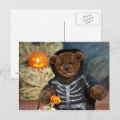Dinky Bears Little Skeleton Postkarte (Vorne/Hinten)