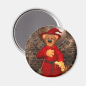 Dinky Bears Little Trick or Tree Wizard Magnet (Vorderseite/Rückseite)