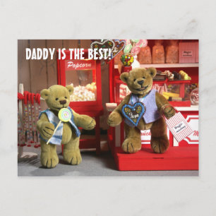 Dinky Bears: Papa ist der Beste! Postkarte