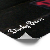 Dinky Bears Singer Poster (Ecke)