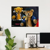 Dinky Bears Singer Poster (Heimbüro)