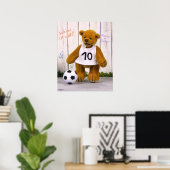 Dinky Bears Soccer Player Poster (Heimbüro)