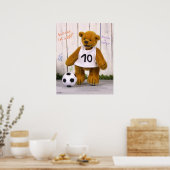 Dinky Bears Soccer Player Poster (Küche)