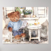 Dinky Bears Watercolor - Lesebar Poster (Vorne)