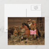 Dinky Bears: Wild West Life Postkarte (Vorne/Hinten)