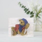 Dinky Bears Winterspass Postkarte (Stehend Vorderseite)