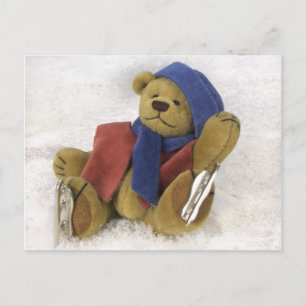 Dinky Bears Winterspass Postkarte