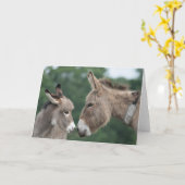 Dinky Esel Karte (Gelbe Blume)