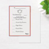 Dinner-Auswahlkarte (Schreibtisch)