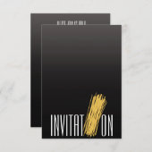 Dinner Cooking Party Italienisch Spaghetti Marine Einladung (Vorne/Hinten)