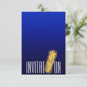 Dinner Cooking Party Italienisch Spaghetti Marine Einladung (Stehend Vorderseite)