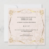 Dinner & Dance Party Einladung (Rückseite)