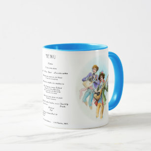 Dinner-Einladung im Waldorf Astoria Hotel, 1907 Tasse