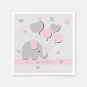 Dinner-Elefanten-Ballon-Kinderzimmer-Geschenk Serviette