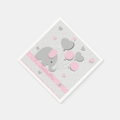 Dinner Elephant Balloons Nursery Gift Serviette (Ecke)