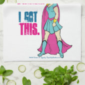 Dinner. Ich habe das Got. Blonde Comic Küchentuch (Gefaltet)