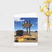 dinner in tucumcari notecard (blank inside) karte (Gelbe Blume)