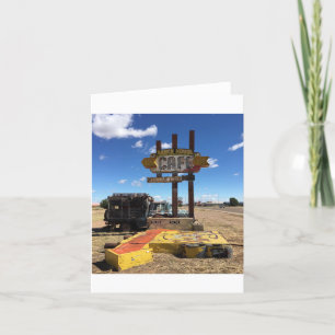 dinner in tucumcari notecard (blank inside) karte