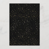 Dinner-Menü für das Abendessen mit Whimsical Scrip Menükarte (Rückseite)