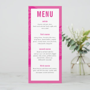 DINNER MENU Modernes, elegantes, hübsches, florent Menükarte