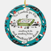 Dinner mit individueller Farbe Weihnachtsschmuck (Hinten)