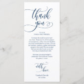 Dinner Place Setting Vielen Dank, Moderne Script C Programm (Vorderseite)
