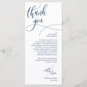 Dinner Place Setting Vielen Dank, Moderne Script C Programm (Vorderseite)