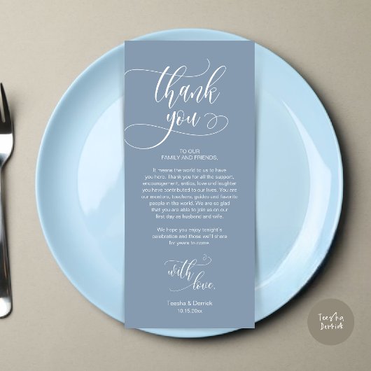Dinner Place Setting Vielen Dank, Moderne Script C Programm