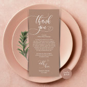 Dinner Place Setting Vielen Dank, Moderne Script C Programm