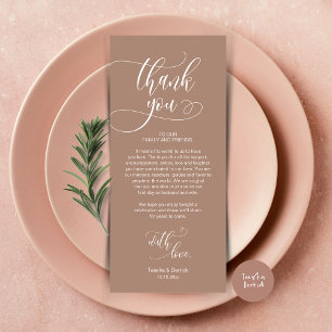 Dinner Place Setting Vielen Dank, Moderne Script C Programm