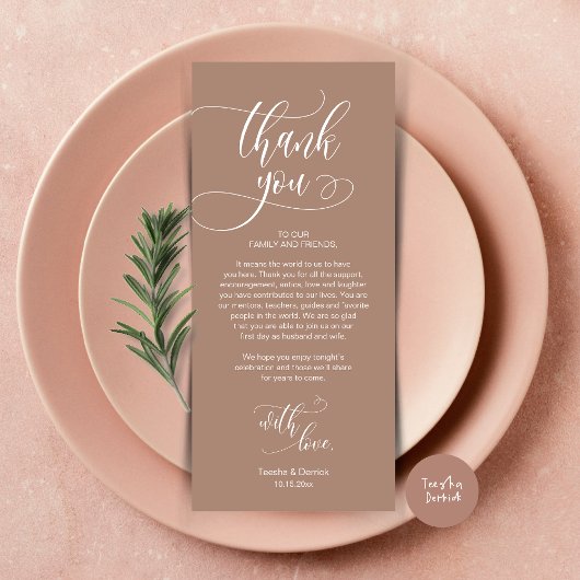 Dinner Place Setting Vielen Dank, Moderne Script C Programm