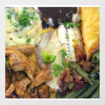 Dinner Plate Floor Decal