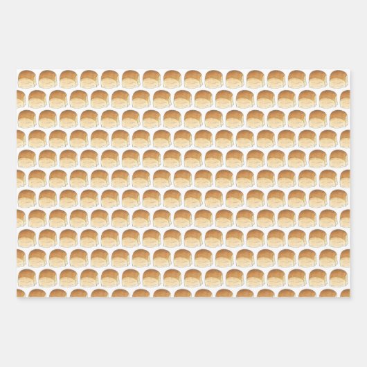 Dinner Rolls Brot Bäckerei Boulangerie Pumpernicke Geschenkpapier Set (Vorderseite 3)