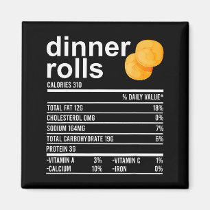 Dinner Rolls Nährwertangaben Bekleidung Lustiges D Magnet