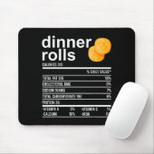 Dinner Rolls Nutrition Facts Apparel Funny Thanksg Mousepad (Mit Mouse)