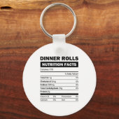 Dinner Rolls Nutrition Facts Family Matching Chris Schlüsselanhänger (Vorderseite)