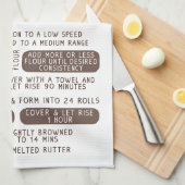 Dinner Rolls Recipe Tee Küchentuch (Viertel Falte)