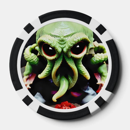 Dinner with Cthulhu Pokerchips (Rückseite)