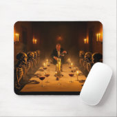“Dinner with the Dead” — A Gothic Feast Mousepad (Mit Mouse)