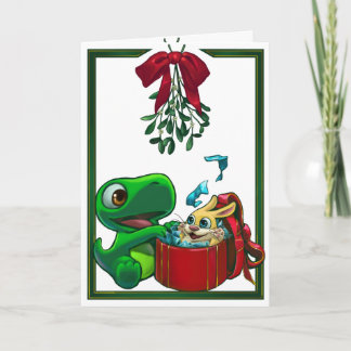 Dinnersaurus Gruß-Karte: Sweetie und Bunno Karte