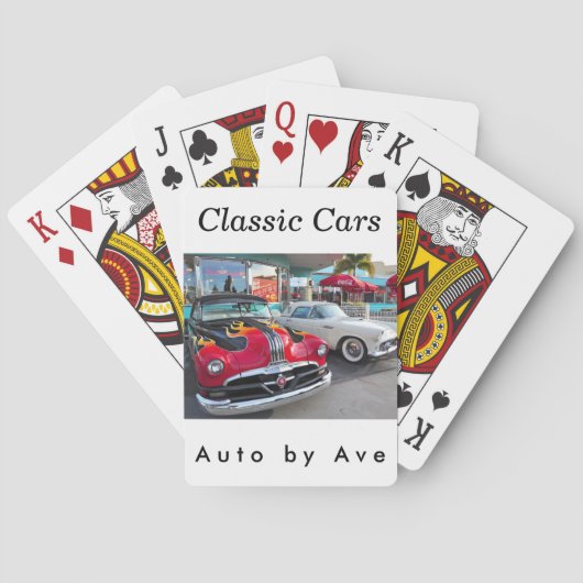 Dinning in den fünfziger Jahren am Restaurant des Spielkarten (Rückseite)