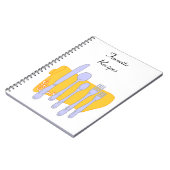 Dinnware Silverware Design Custom Notebook Notizblock (Linke Seite)