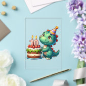 Dino 10. Geburtstag Acryleinladungen (In Situ (Hochzeit))