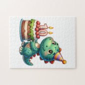 Dino 10. Geburtstag Puzzle (Horizontal)