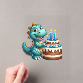Dino 11. Geburtstag Acryleinladungen (Insitu (Handheld))
