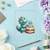Dino 11. Geburtstag Acryleinladungen (In Situ (Hochzeit))
