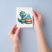 Dino 11. Geburtstag Flyer (Gruppe)