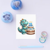 Dino 11. Geburtstag Flyer (Einzeln)