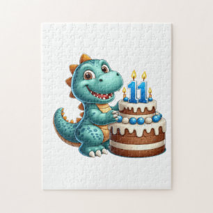 Dino 11. Geburtstag Puzzle