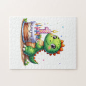 Dino 1. Geburtstag Puzzle (Horizontal)
